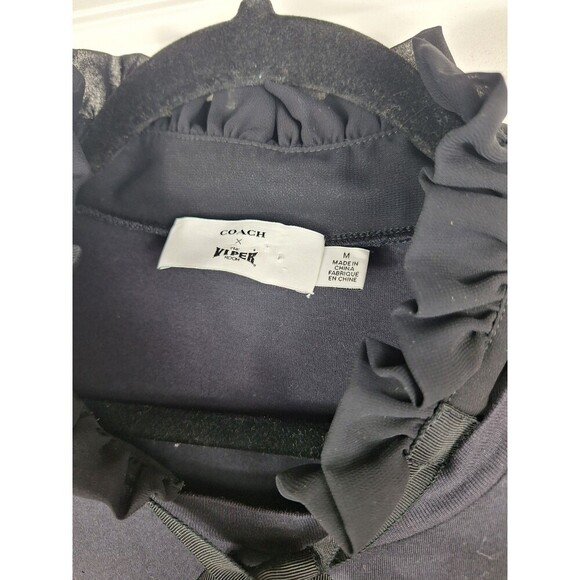 Coach x The Viper Room Ladies T-shirt Ruffles‎ Size Medium RARE - Picture 7 of 9